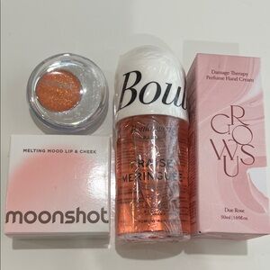 Melting Mood Lip & Cheek x 2, body oil , perfume hand cream